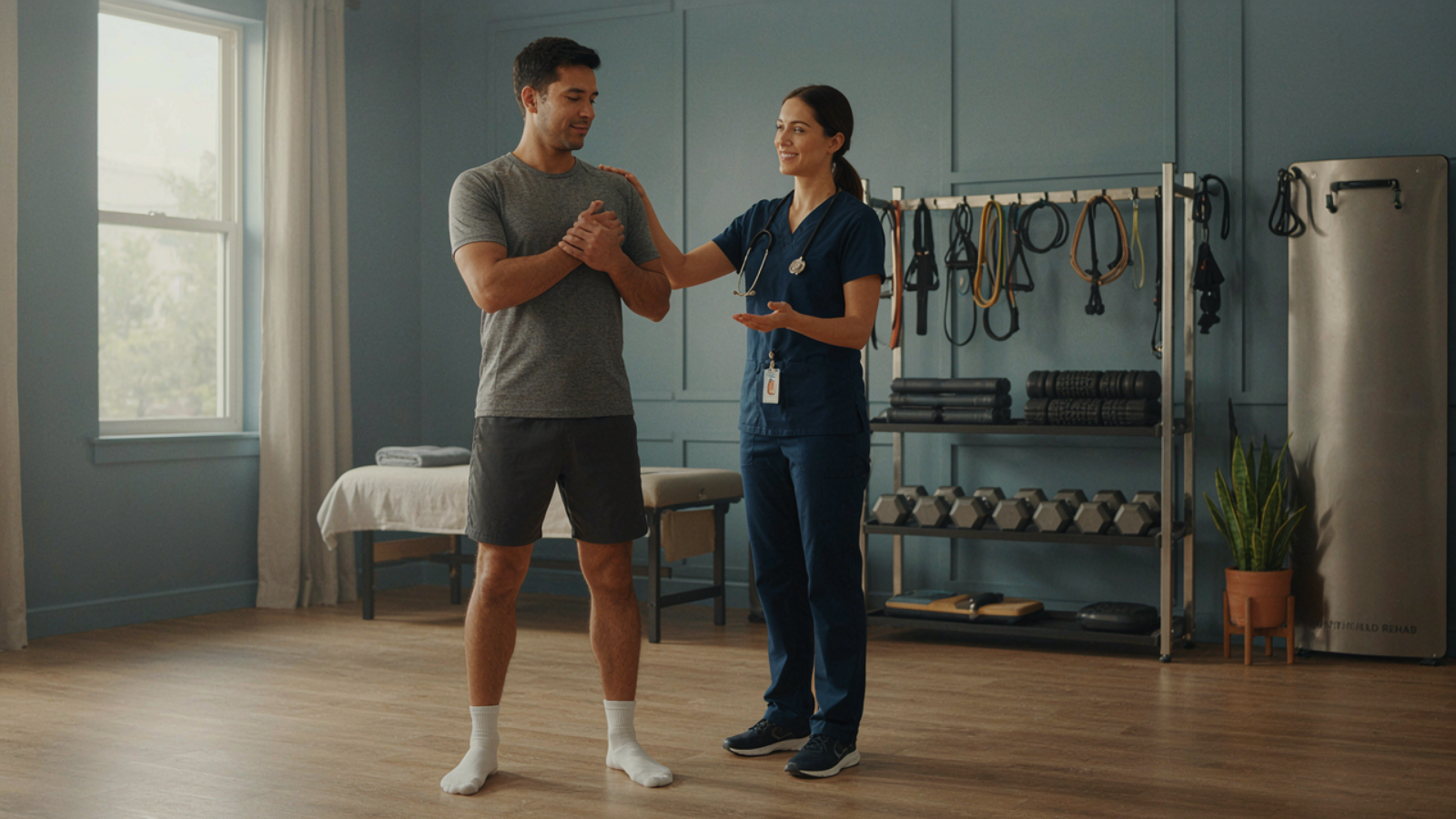 Shoulder pain physical therapy assessment
