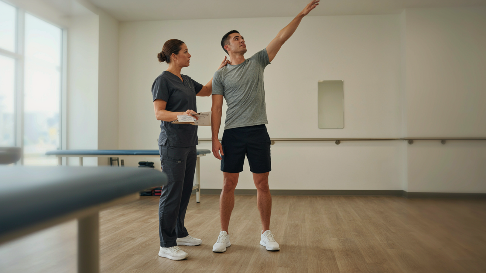 Shoulder rehabilitation at Elite Physical Therapy